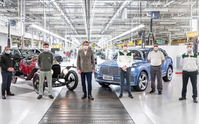 200k car - Bentley Motors celebrates 200,000th car