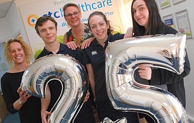 25 years for ctchealthcare in crewe and nantwich