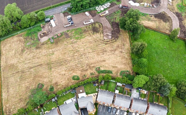 Aerial of Aston Site