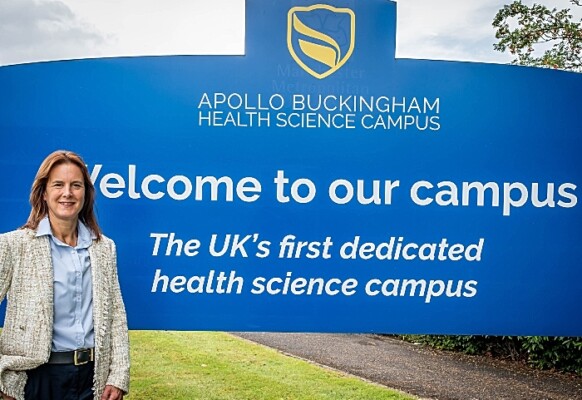 Apollo Buckingham health science campus and Amanda Weston