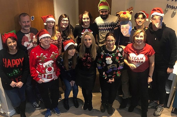 Christmas jumper day - county insurance