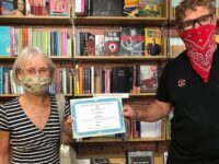 Nantwich Bookshop receives “Local Hero” certificate from WI