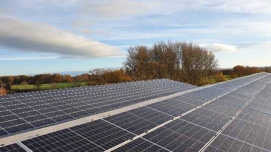 Park view business centre - solar panels