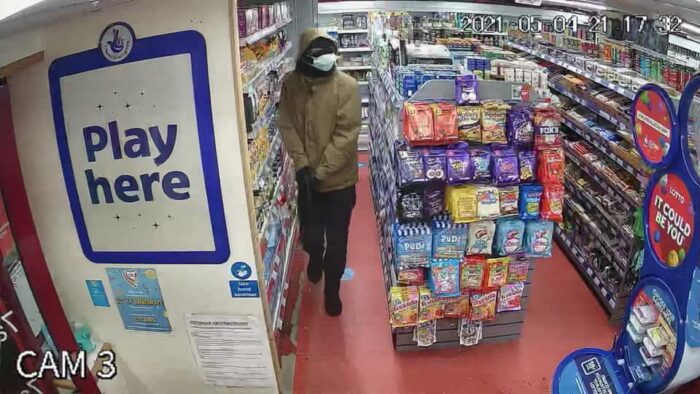 Tollemache Drive minimart CCTV appeal