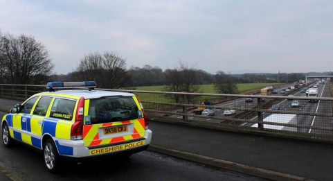 M6 - Cheshire Police motorway patrol