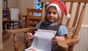 Nantwich schoolgirl’s Santa surprise thanks to Railway Children charity