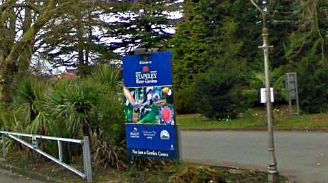 Stapeley Water Gardens site, London Road entrance