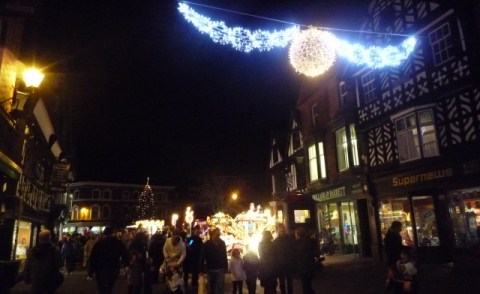 Nantwich Christmas Lights switch-on 2011