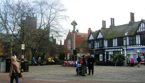 Nantwich town square