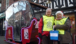 Rotary Club Christmas float to visit Nantwich streets and stores