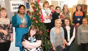 Crewe and Nantwich college students stage flower sale