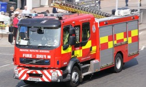 Fire crews battle large shed and tree fire at Nantwich house