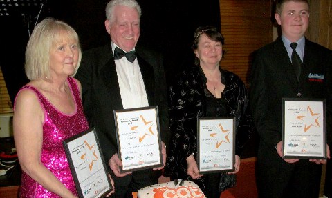 The Cat radio community award winners 2012