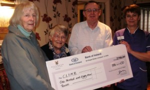 Richmond Village Nantwich raises £184 for charity CLIMB