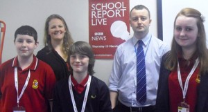 Malbank pupils in Nantwich enjoy BBC School Report day