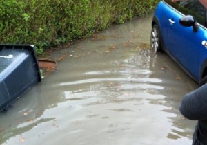 Wistaston residents’ flooding nightmare after burst water main