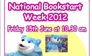 Nantwich Library welcomes National Bookstart Week Bear to town