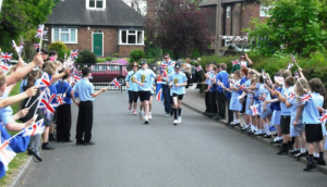 Nantwich Schools Olympic Torch relay