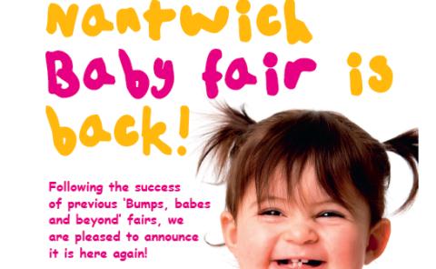 nantwich baby fair flier