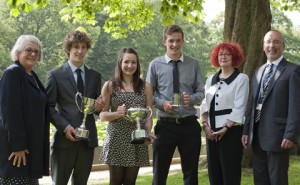 College students in Nantwich celebrate record success