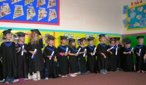 Nantwich nursery stages graduation for pre-school youngsters