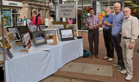 Nantwich Camera Club at Societies Day in town square