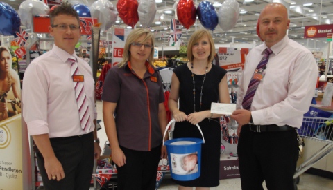 Sainsbury's staff donate to One in Eleven Appeal