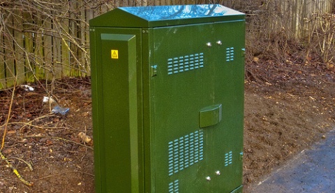 superfast broadband telecoms box (pic by Mike Cattell)