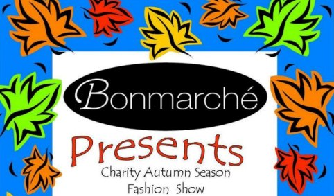 Bon Marche fashion show poster