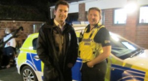 Nantwich MP Timpson hits night-time streets with town police