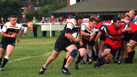 Niall McGregor, captain of Crewe & Nantwich RUFC, who beat Whitchurch