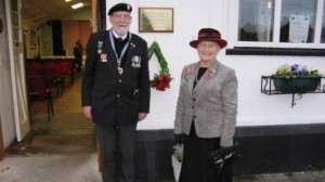 Alan Brereton (Royal British Legion) and Barbara Brereton