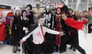 Spooky Nantwich Sainsbury’s staff raise “One in Eleven” cash