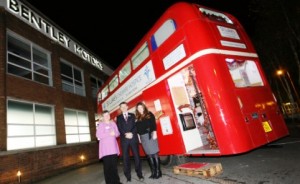 Santa’s London bus Grotto to visit Nantwich health centre
