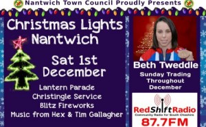 Olympic star Beth Tweddle to switch on Nantwich Christmas Lights