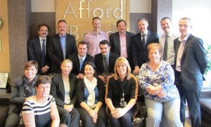 Staff at Nantwich firm Afford Bond raise £5,000 for Movember