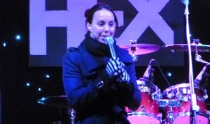 Beth Tweddle at Nantwich Lights switch on in 2012