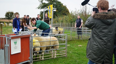 Farmers Apprentice TV filming, Reaseheath College