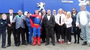 Staff at South Cheshire car dealership raise £2,000 for Children In Need