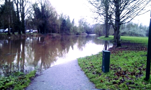 River Weaver floods, December 2012 (pic by Darren McDean)