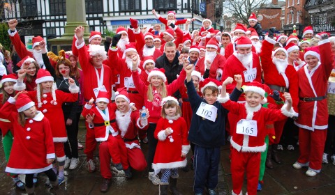 Santa Dash, Nantwich 2012