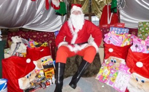 Santa’s Grotto in Nantwich helps to raise charity money