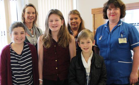 Baby scale donation, Leighton Hospital