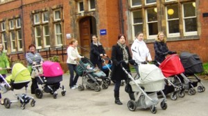 Nantwich mums push buggies 100 miles for One in Eleven Appeal