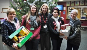 Reaseheath College students donate vital supplies to Nantwich Foodbank