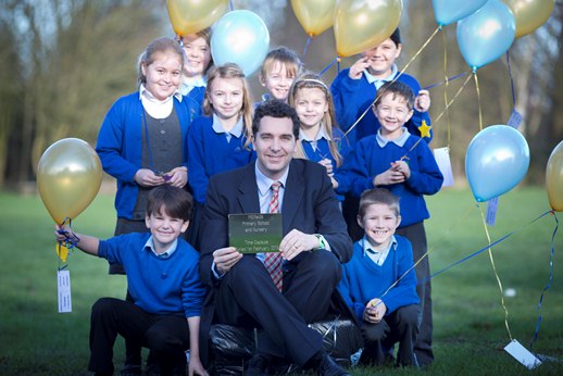 Millfields School Council with MP Edward Timpson