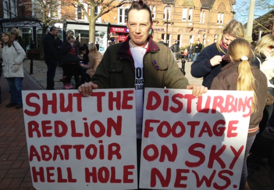 Red Lion Abattoir protest 1