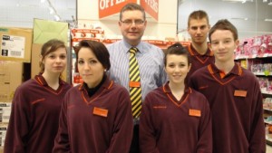 Nantwich Sainsbury’s take on French students on exchange