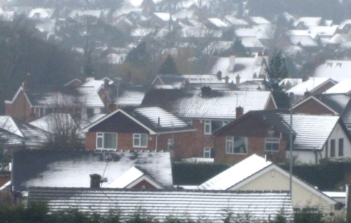 South Cheshire Winter blizzards