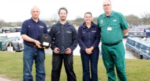 Nantwich marina equipped with life-saving defibrillator from NWAS